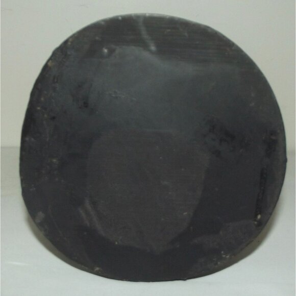 2 Monkies Figurine Under Palm Tree Statue 8" monkey bronze color chalk or resin? - Picture 8 of 9